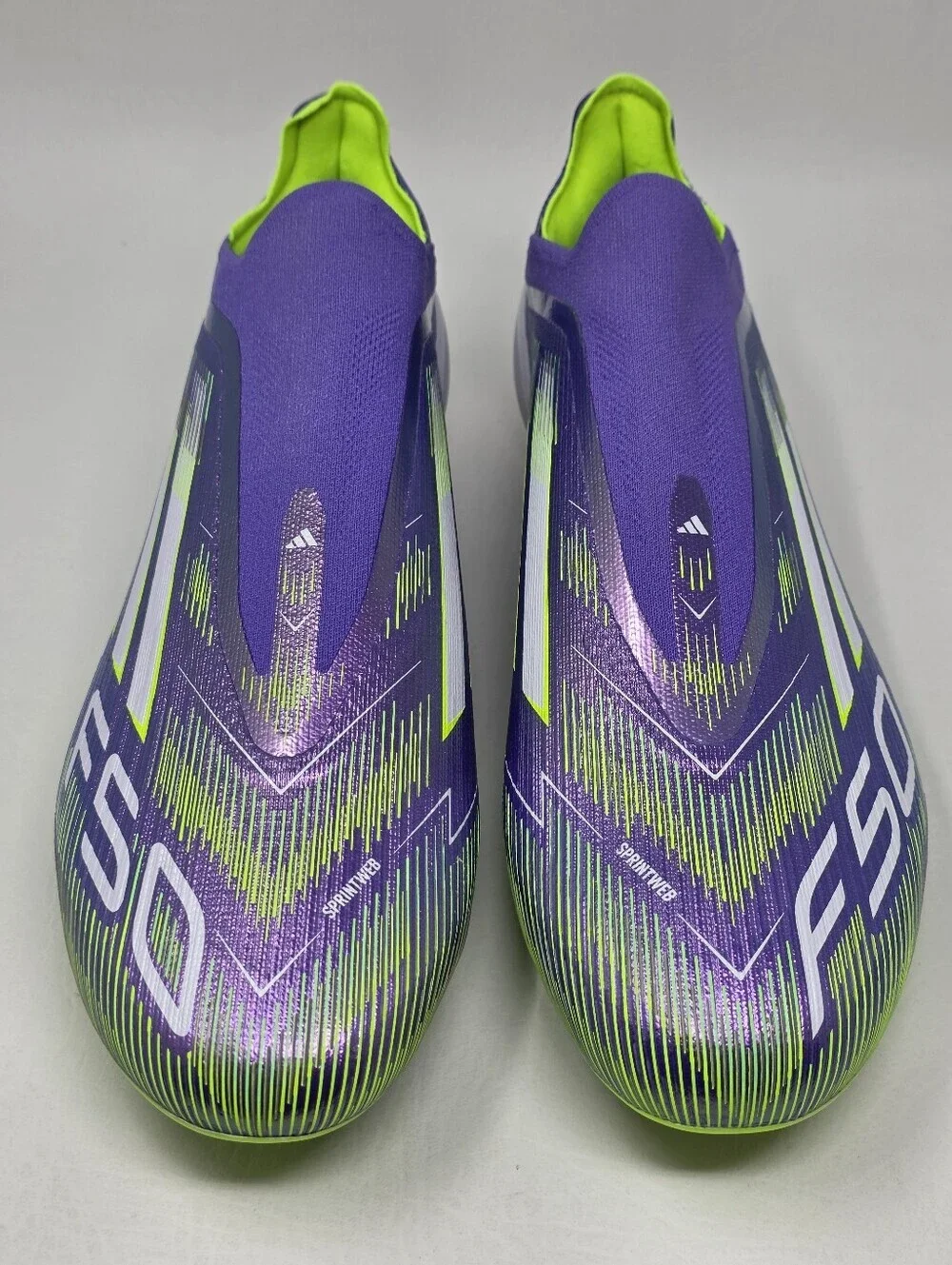 Adidas Adizero F50 Elite LL FG Soccer Cleats Mens Size 11.5 Purple Radiant Blaze